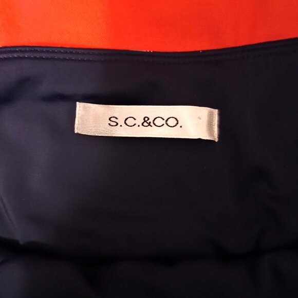 S.C. & Co, Skort, Black w/ Blue, and white Floral, Sz M, Hi Rise, Stretch, New - Picture 7 of 8